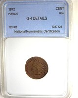 1872 Cent NNC G4 Details