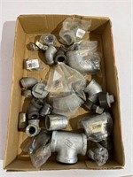 Flat of cast-iron fittings