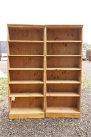 Double Pine Book Cases