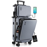 WF1010  StorageBud 20" Expandable Spinner Suitcase