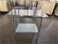 30” x 24” x 36” Stainless Table