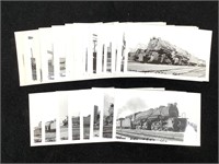 41 B&W Photos ID'd Train Engines, Various Photogs