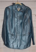 Bradley Bayou genuine leather metallic jacket XL
