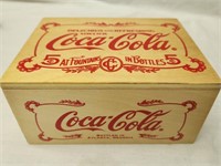 Coca Cola Die Cast Car in Wood Box