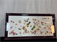 Chinese Embroidered Silk 100 Boys Art Framed
