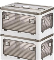 COLLAPSIBLE 3PACK STORAGE BINS 21L 15W 10T INCHES