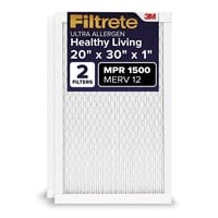 Filtrete 20x30x1 AC Furnace Air Filter, MERV 12, M