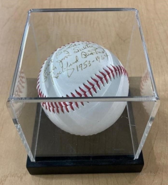 1953-54 ALL GIRLS TEAM AUTOGRAPH BASEBALL