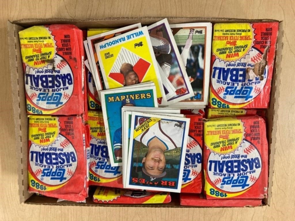 1988 TOPPS BASEBALL CARD PACKS