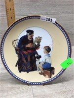 KNOWLES THE SEA CAPTAIN COLLECTOR PLATE WITH STAND