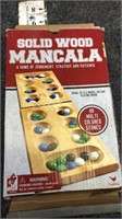 solid wood mancala