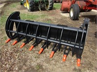 78" SKID STEER CLAM GRAPPLE ~LIKE NEW~