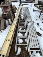 Silver Extension Ladder