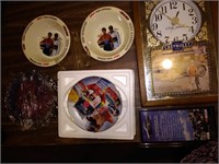 CHEVROLET CLOCK NASCAR PLATES BOWLS