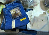 3 Prs Rural King Jeans & 1 Pr White Pants