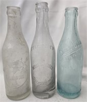 Lot of 3 vintage Tallassee bottles