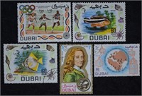 Dubai Stamp Set; Postal History, Philatelic