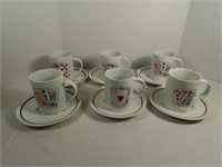 Card Cups & Saucers