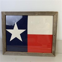Framed Texas Flag