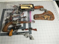 (10) Toy Guns, Cap Gun, Miniatures