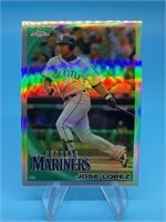 2010 Topps Chrome Refractor Jose Lopez