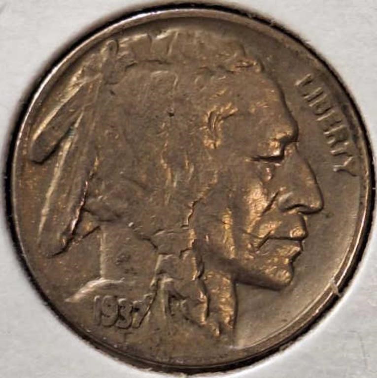 1937 Buffalo nickel