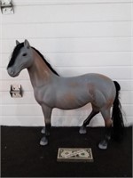 Plastic Toy Horse approximately 20 inches tall