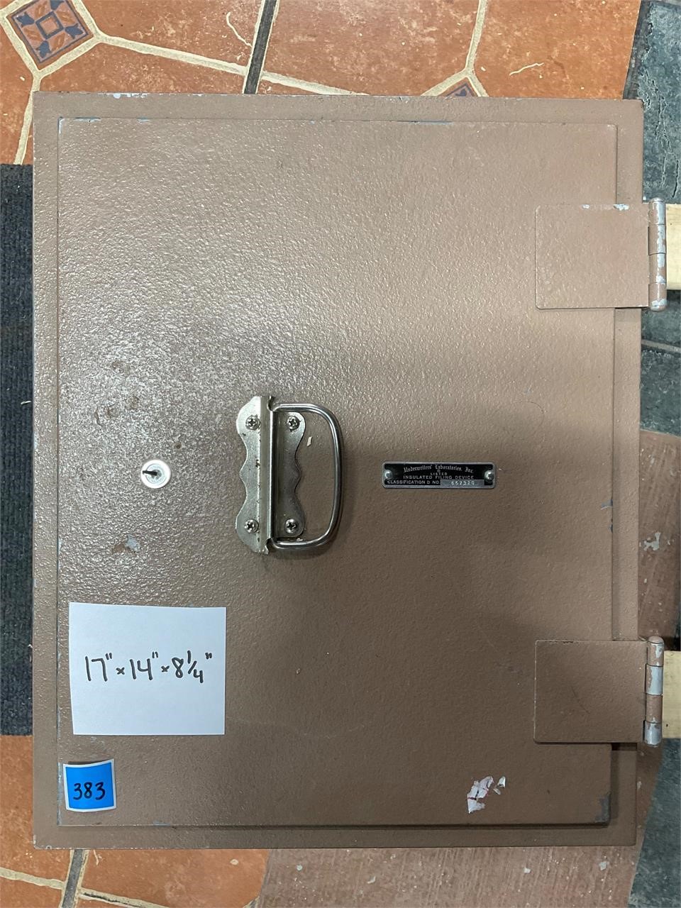 Locked Safe No Key 17”x 14”x 8 1/4”