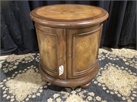 Beautiful inlayed drum table