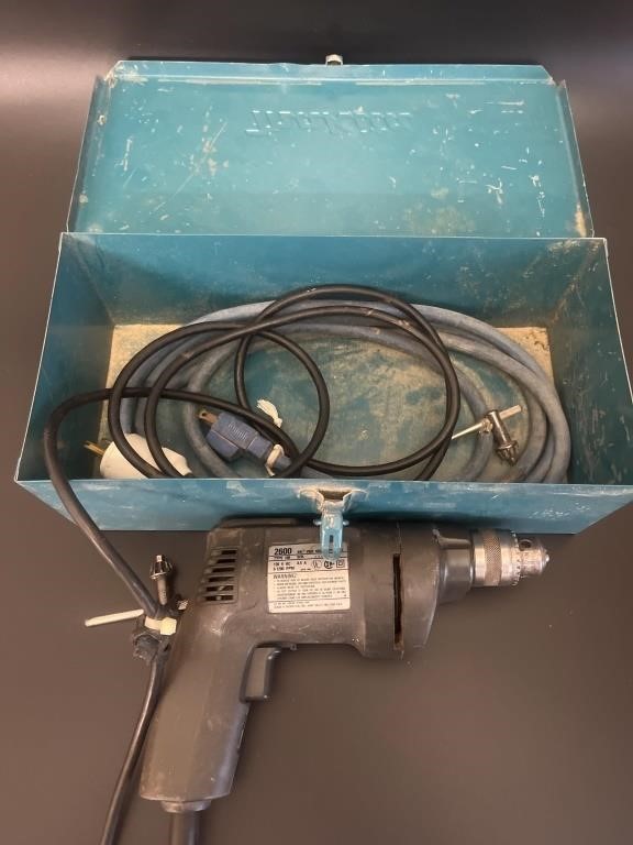 Black & Decker Industrial Drill in Metal Case