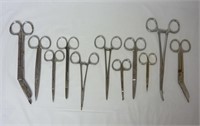 Lot of Metal Scissors ~ Some Medical