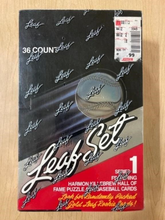 1991 LEAF SERIES 1 BASEBALL BOX