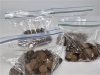 Collection of Mixed Wheat Pennies