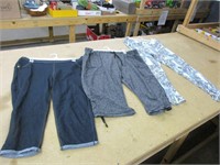 3 New Womens Sz 3X Pants