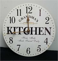 10 in Grandma's kitchen wall clock