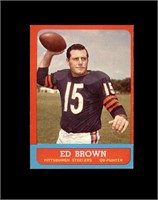 1963 Topps #122 Ed Brown SP EX to EX-MT+