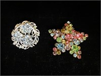 Vintage Rhinestone Brooches