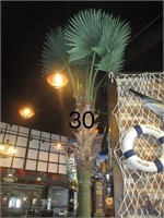 APPROX. 18' LIGHTED PALM TREE W/ LOBSTER