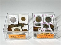 Foreign Coins: French, Great Britain, Palestine