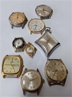 Lot of Various Vtg. Watch Faces to Include
