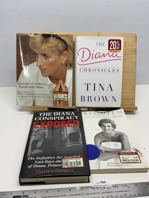 Lot of Princess Diana Books