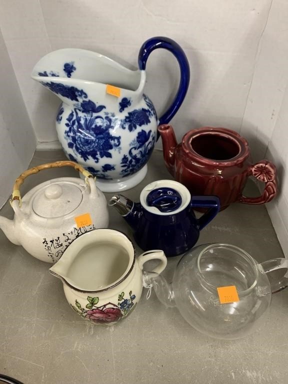 Pitcher and Teapots
