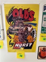 17 x 11” Olds poster