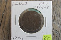 1930 England Half Penny