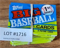 19  NEW PKGS. TOPPS BIG BASEBALL TRADING CARDS