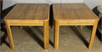 (OP) 2 Vintage End Tables 23” x 26” x 20”