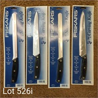 2x 9 Inch Slicing Knives, 2x 8 Inch Carving Knives