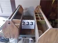 2 Wooden tool Boxes