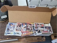 BOX FULL OF BASEBALL CARDS