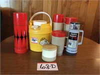 Lot of 7 Thermos Ware
